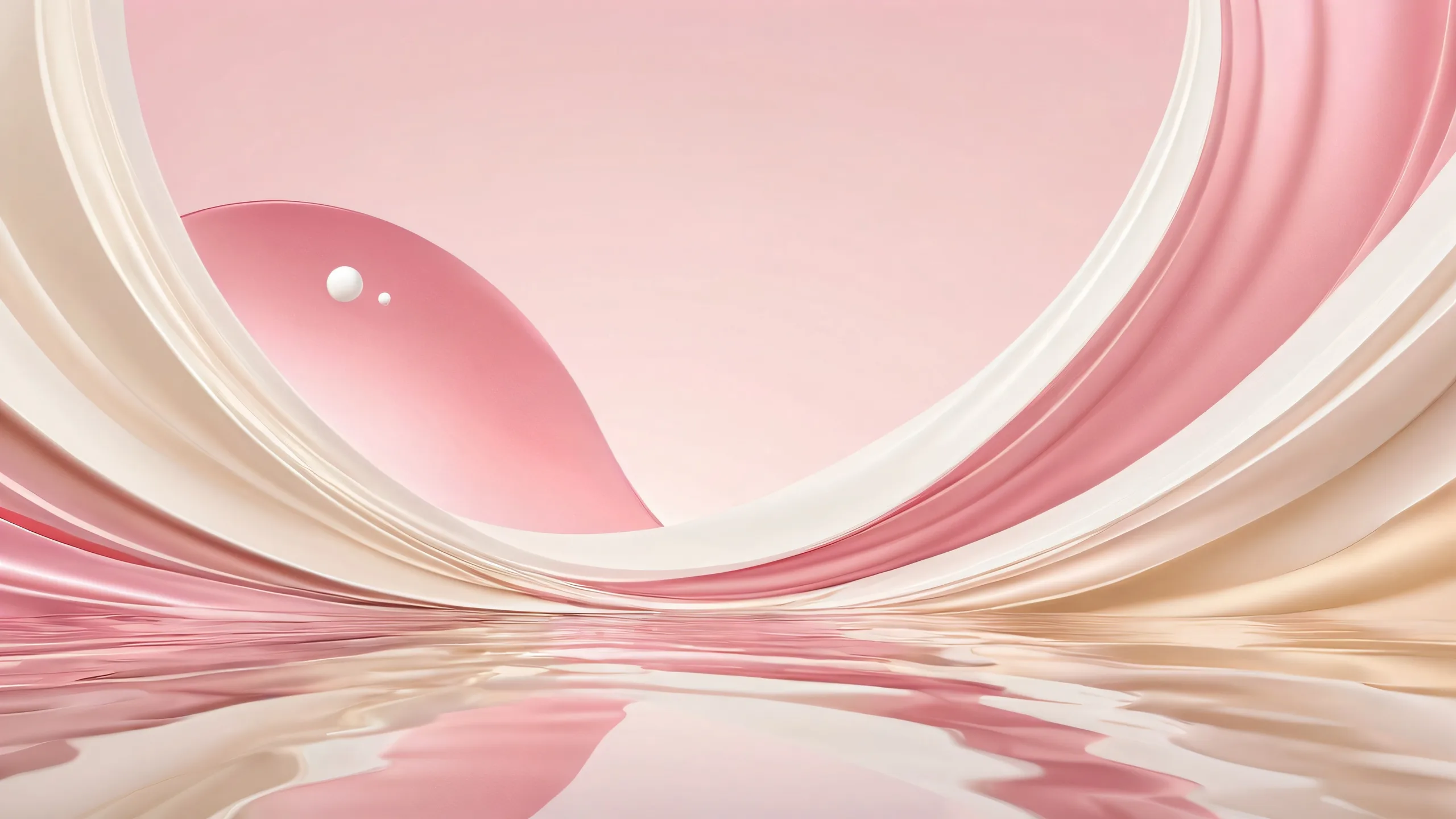 A serene and radiant desktop background featuring a perfectly clean vast void, ideal for your PC or Desktop.
