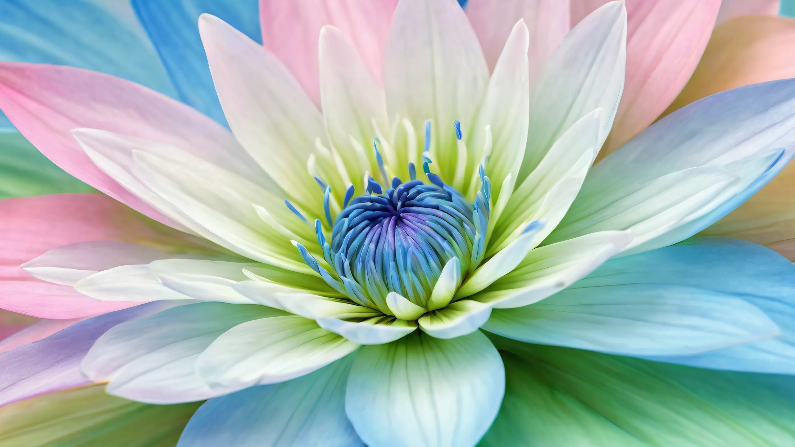 A serene desktop landscape featuring a stunning floral arrangement set against a pure void backdrop, perfect for your PC or laptop.