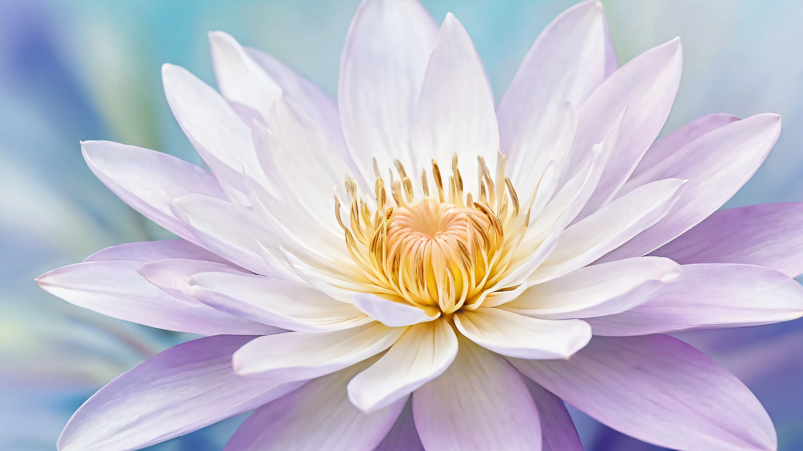 A beautifully designed desktop wallpaper featuring a serene flower arrangement against a pure void background for optimal clarity on Desktop/PC.