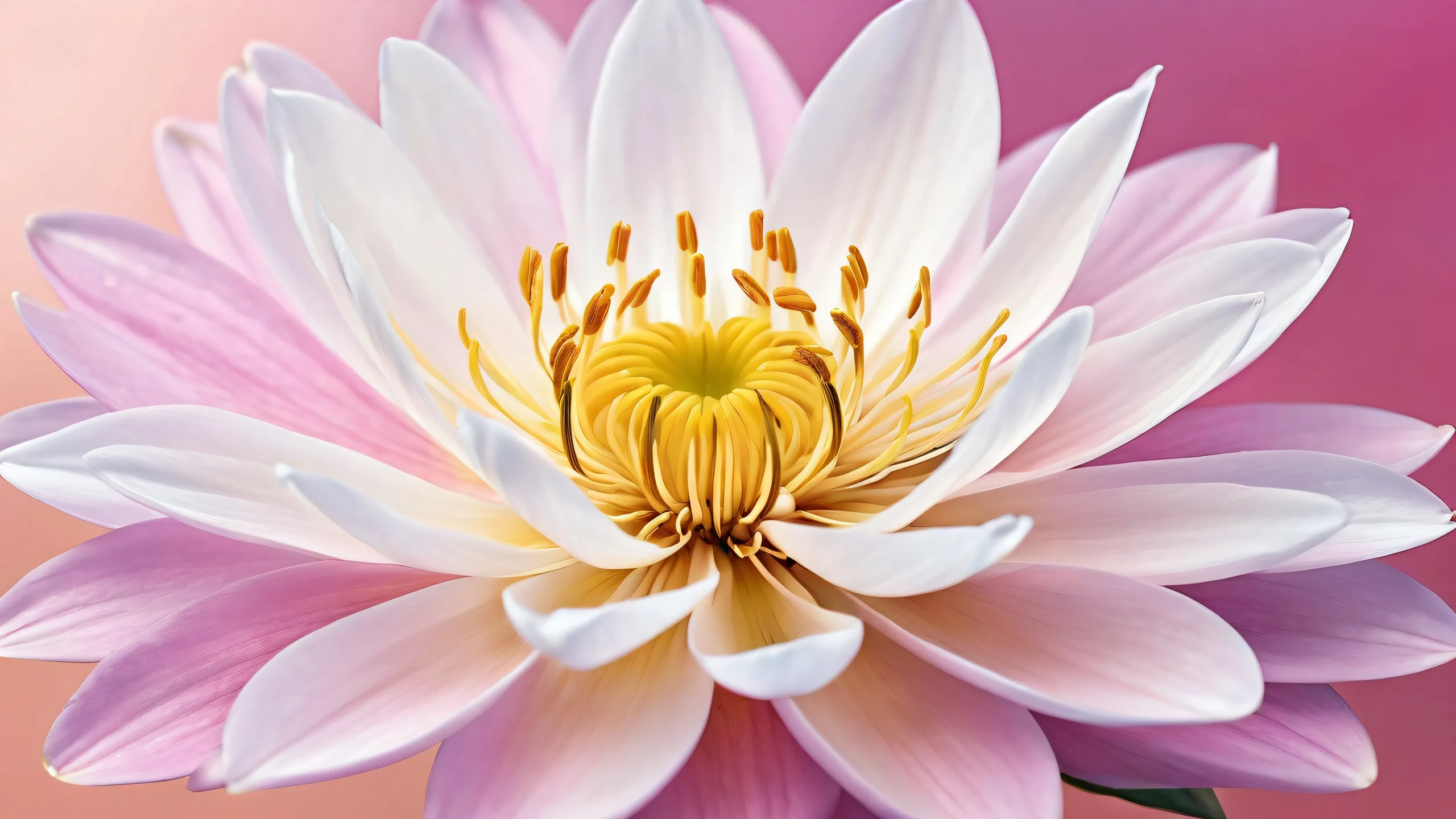 Desktop/PC wallpaper featuring a stunning floral scene with radiant colors and ethereal lighting.