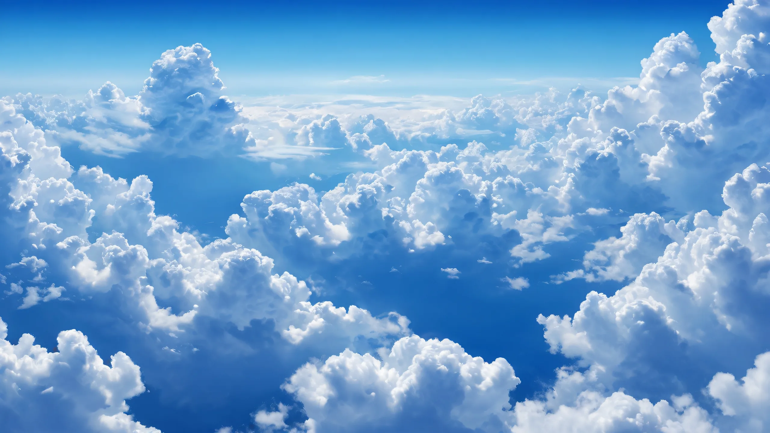 A stunning desktop wallpaper of clouds and a vast pure void for your PC or Desktop.