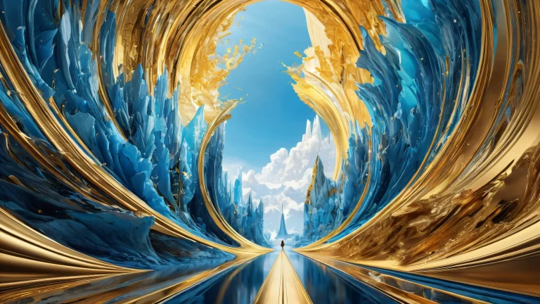 Centered pure void desktop for a bright and airy atmosphere on PC or Desktop.