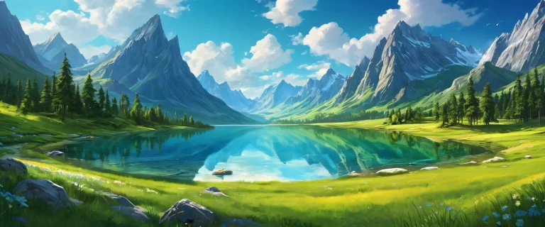 A serene and breathtaking desktop landscape featuring a vast pure void with an extreme depth of field, perfect for your PC or Desktop/PC.