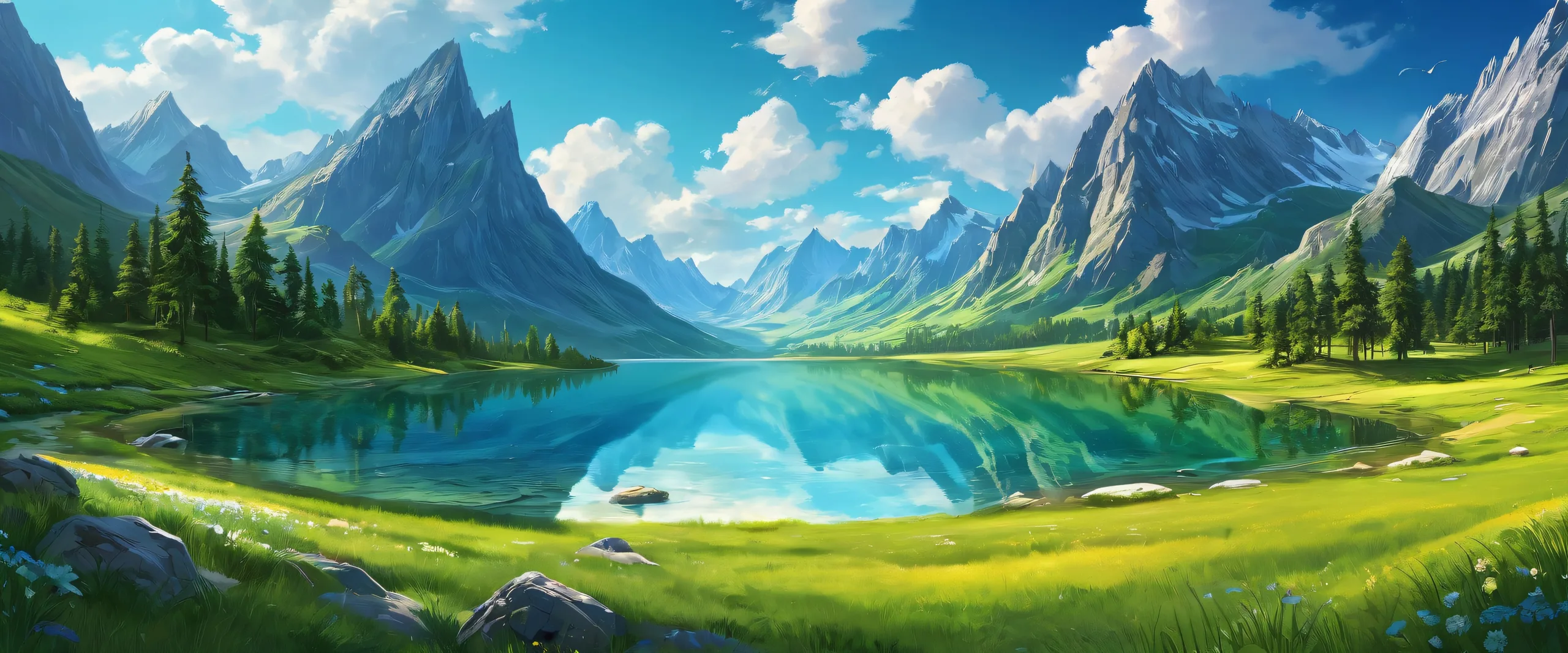 A serene and breathtaking desktop landscape featuring a vast pure void with an extreme depth of field, perfect for your PC or Desktop/PC.