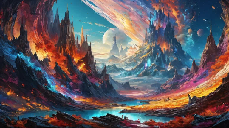 Breathtaking desktop wallpaper featuring an apocalyptic void with swirling debris on a Desktop/PC.