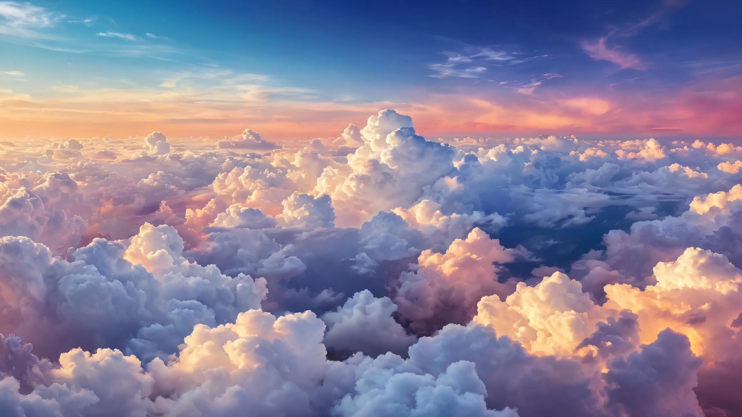 Ethereal Cloudscape Masterpiece 4K UHD WallpaperPerfekt für Ihren PC oder Desktop A serene and breathtaking desktop wallpaper featuring clouds, perfect for your PC or Desktop. Ideal for those who appreciate nature's beauty and want a calming atmosphere.