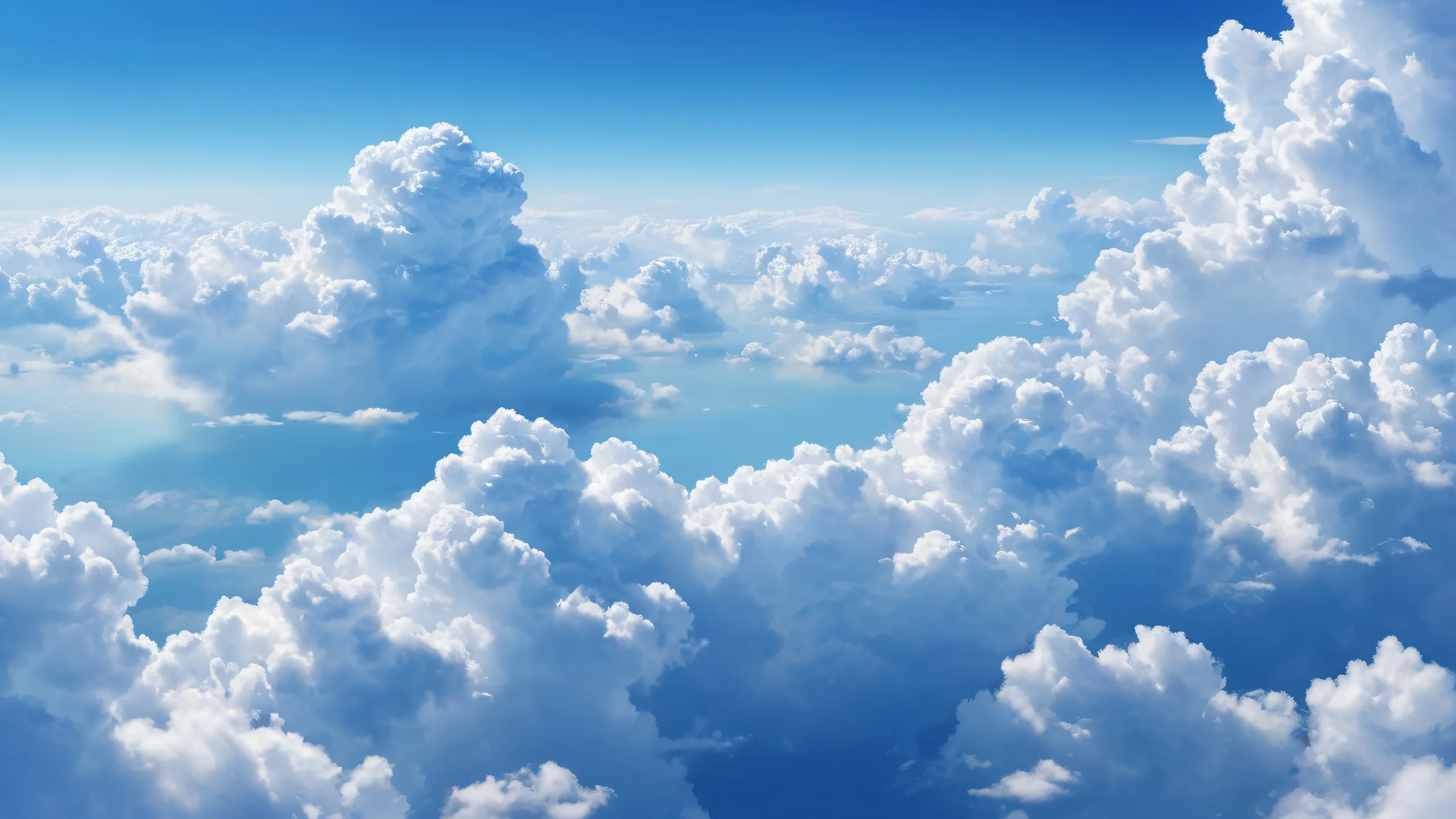 Breathtaking desktop wallpaper of clouds for PC or Desktop. Perfectly clean and void with extreme depth of field.