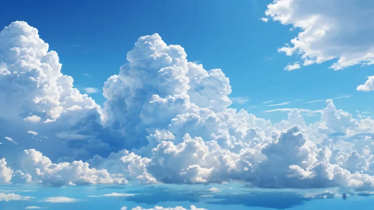 A breathtaking desktop image of a cloud-filled sky on a Desktop/PC.