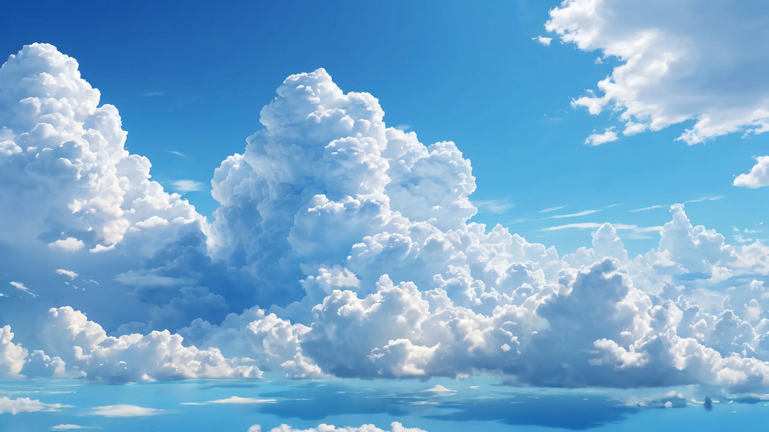 A breathtaking desktop image of a cloud-filled sky on a Desktop/PC.