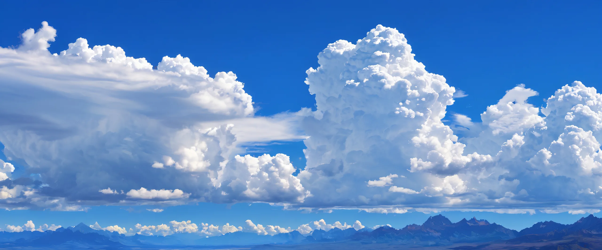 A stunning desktop wallpaper of a blue sky with white clouds on a red cowling for your Desktop/PC.