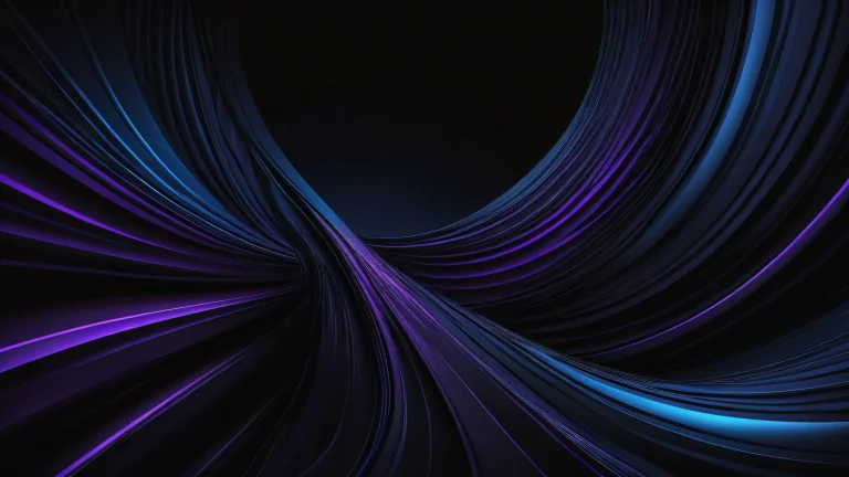A stunning desktop wallpaper of a vast pure void on a dark mode background for your Desktop/PC, with deep perfect blacks and striking contrast.