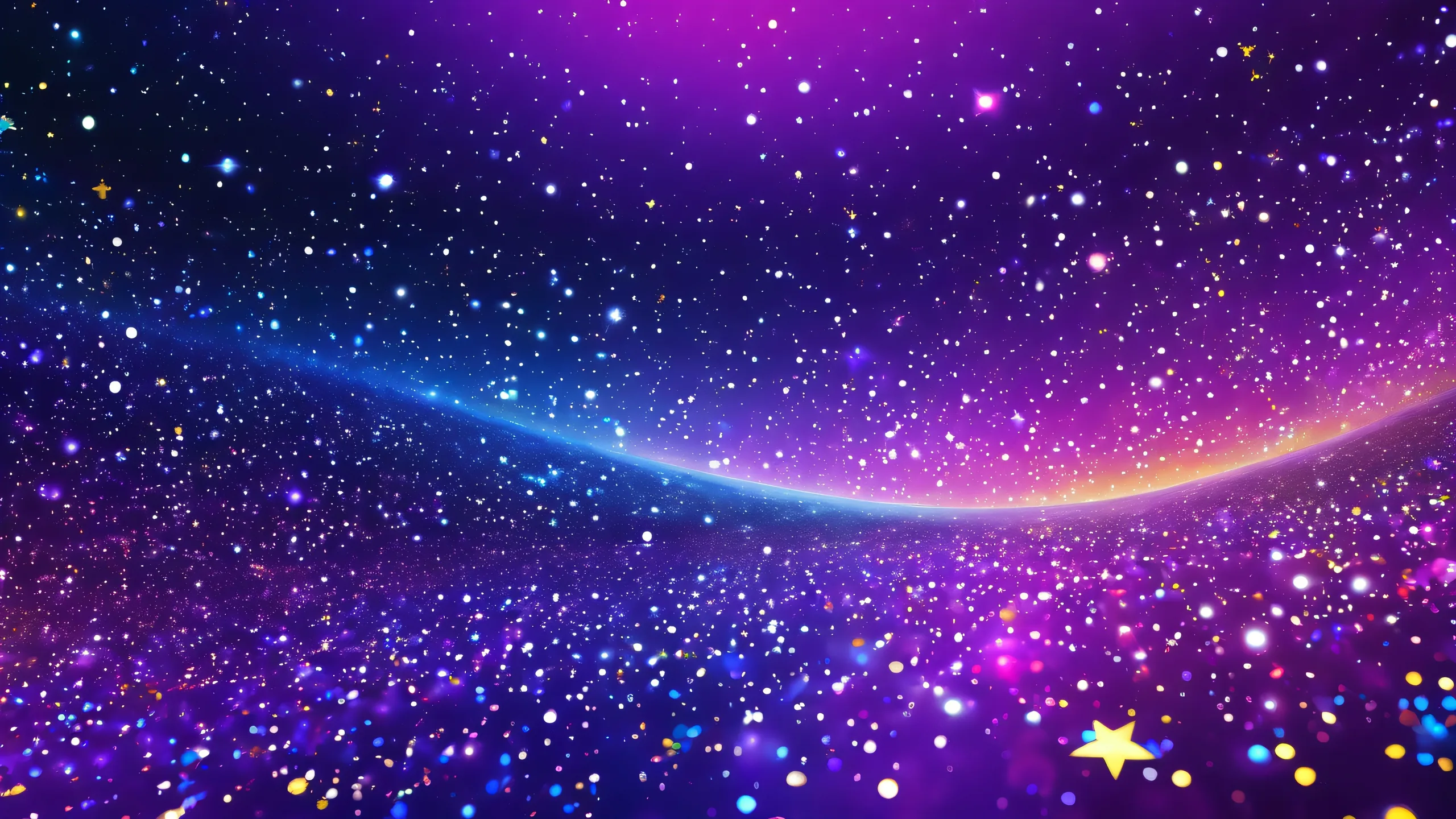 A breathtaking desktop wallpaper of stars against a perfectly clean and vast pure void on a Desktop/PC.