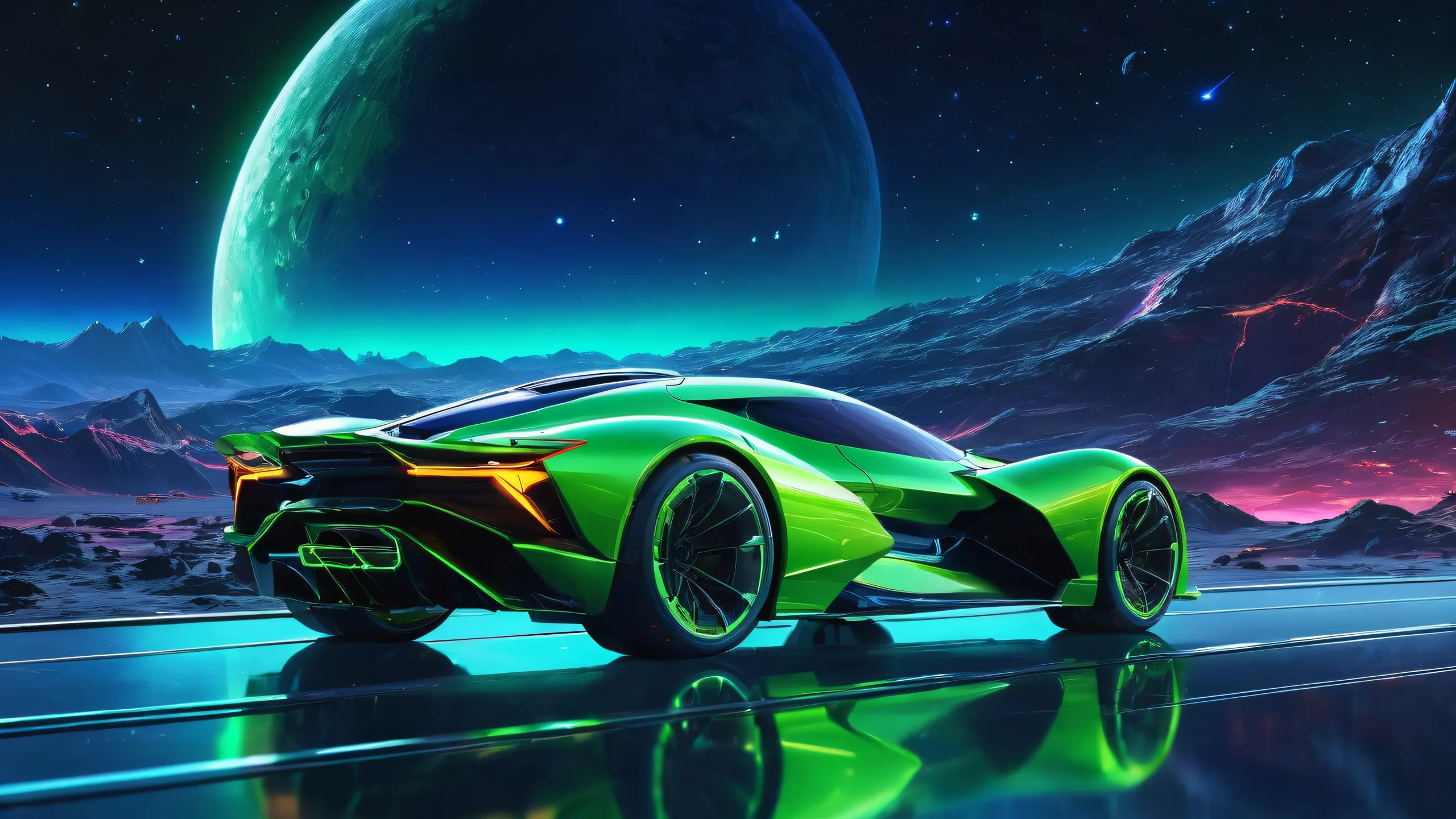 Stunning spacecraft desktop image for PC/Deskop users, featuring vibrant colors and a vast pure void.