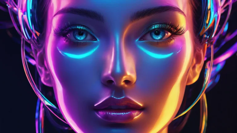 A mesmerizing desktop image of an astronaut's face in a vast pure void, perfect for computer screens and PC backgrounds.