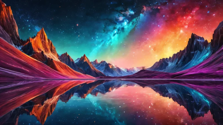 Breathtaking desktop wallpaper of a stellar void with extreme depth of field and radiant colors, perfecto para uso en PC o escritorio.