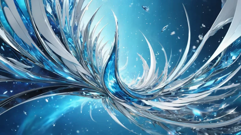 A beautiful cyberpunk desktop scene featuring Eve from Stellar Blade set against a pure void with ethereal lighting, perfect for desktops and PCs.