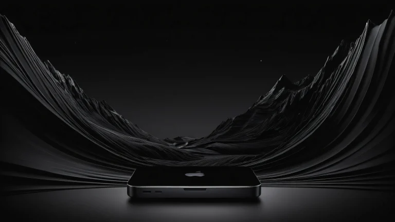 A stunning desktop background featuring a vast, clean void with extreme depth of field, perfect for Desktop/PC screens.