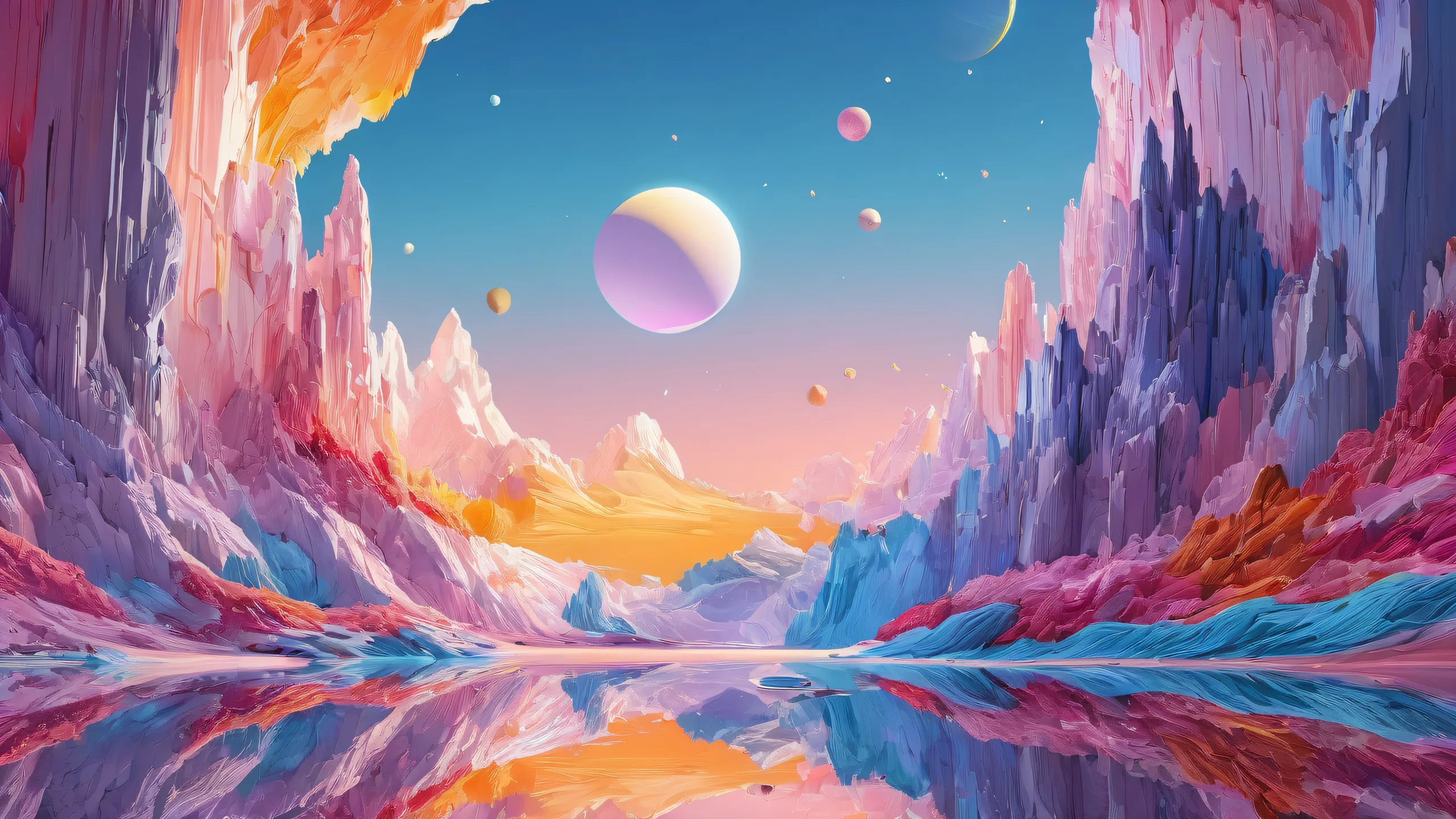 Award-winning digital art of a pristine void for desktop/PC use.