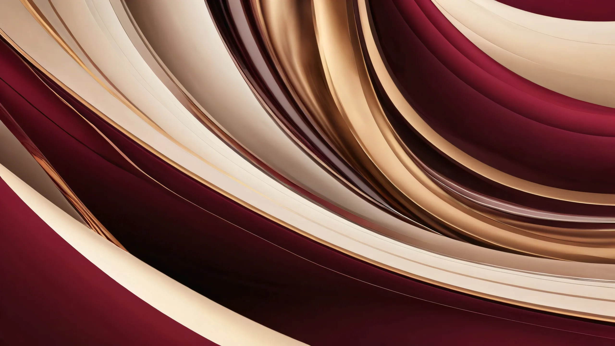 Breathtaking abstract desktop image with radiant colors and ray traced reflections for PC or Desktop