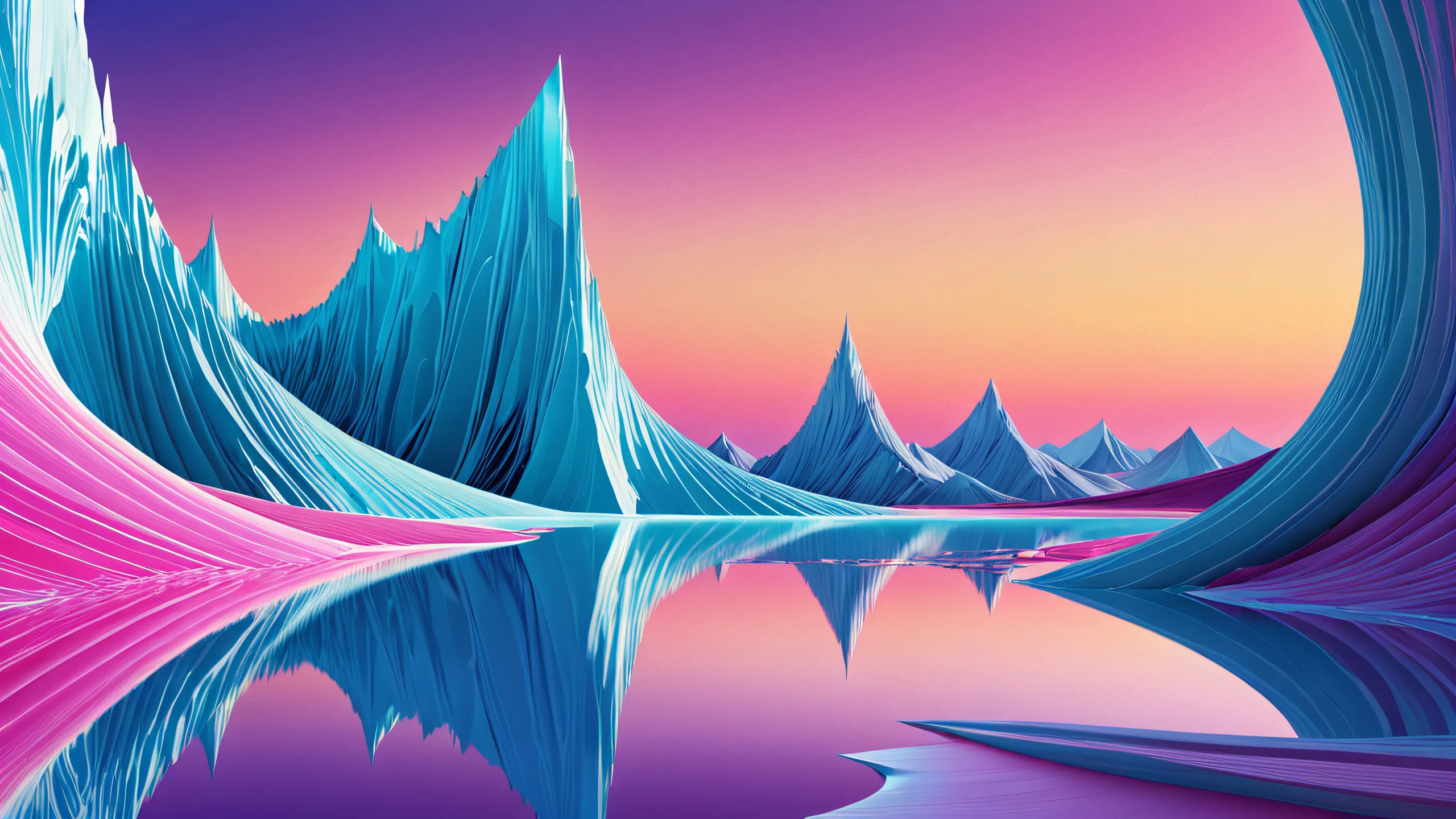 A stunning minimalist desktop wallpaper featuring a vast pure void with extreme depth of field and ethereal lighting for your PC or Desktop.