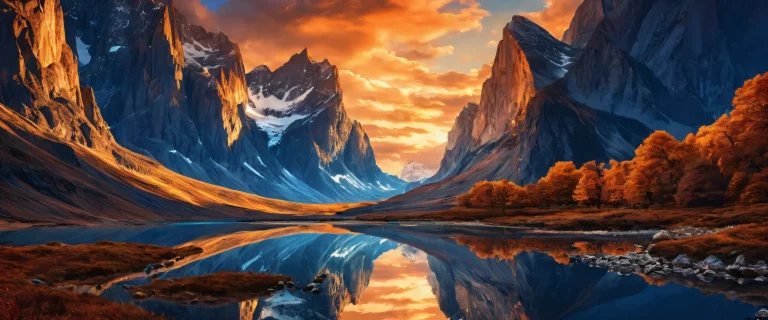 A stunning desktop background featuring a vast, pure void with radiant colors and ray traced reflections, perfect for your Desktop/PC.