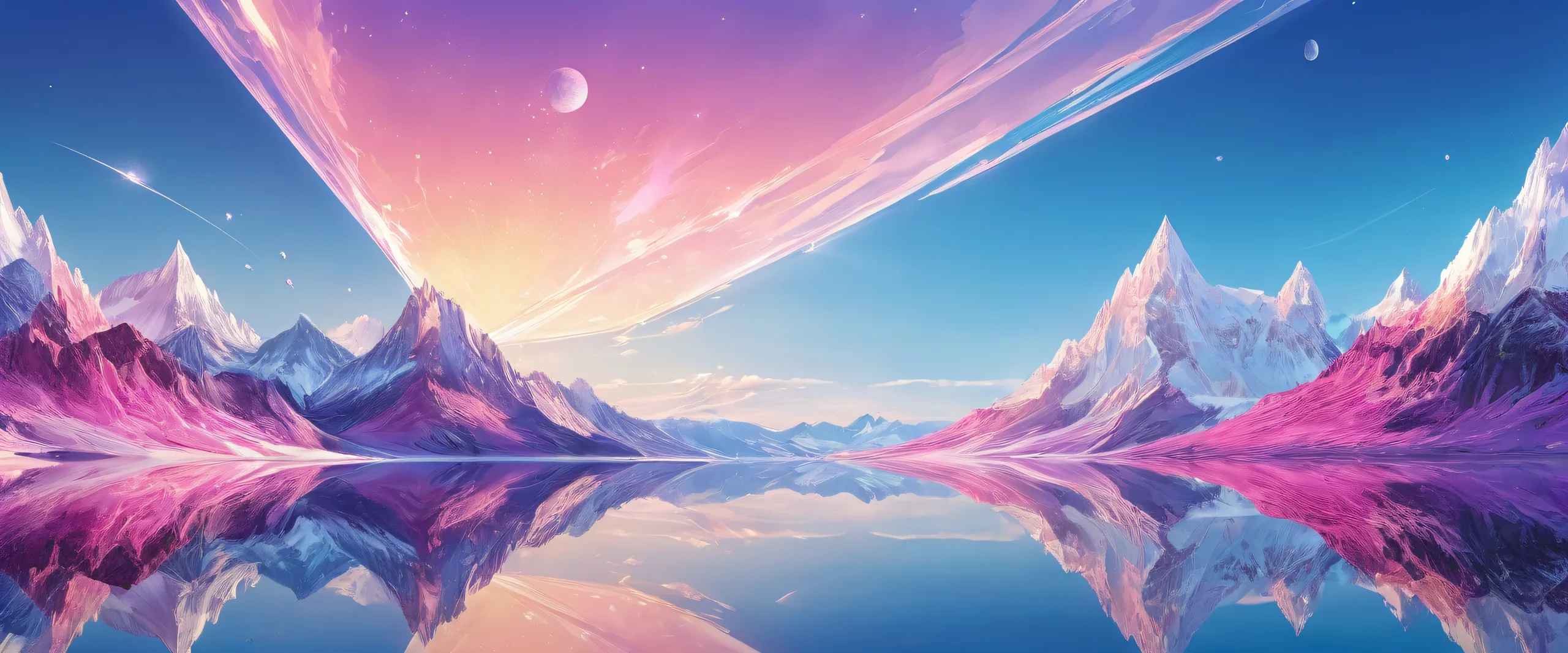 A breathtaking desktop wallpaper of a perfectly clean vast pure void with extreme depth of field, ideal for PC or Desktop.