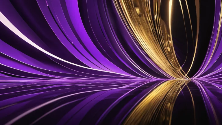 A breathtaking desktop wallpaper featuring a vast, pure void with golden lights streaking down from above, perfect for your Desktop/PC.