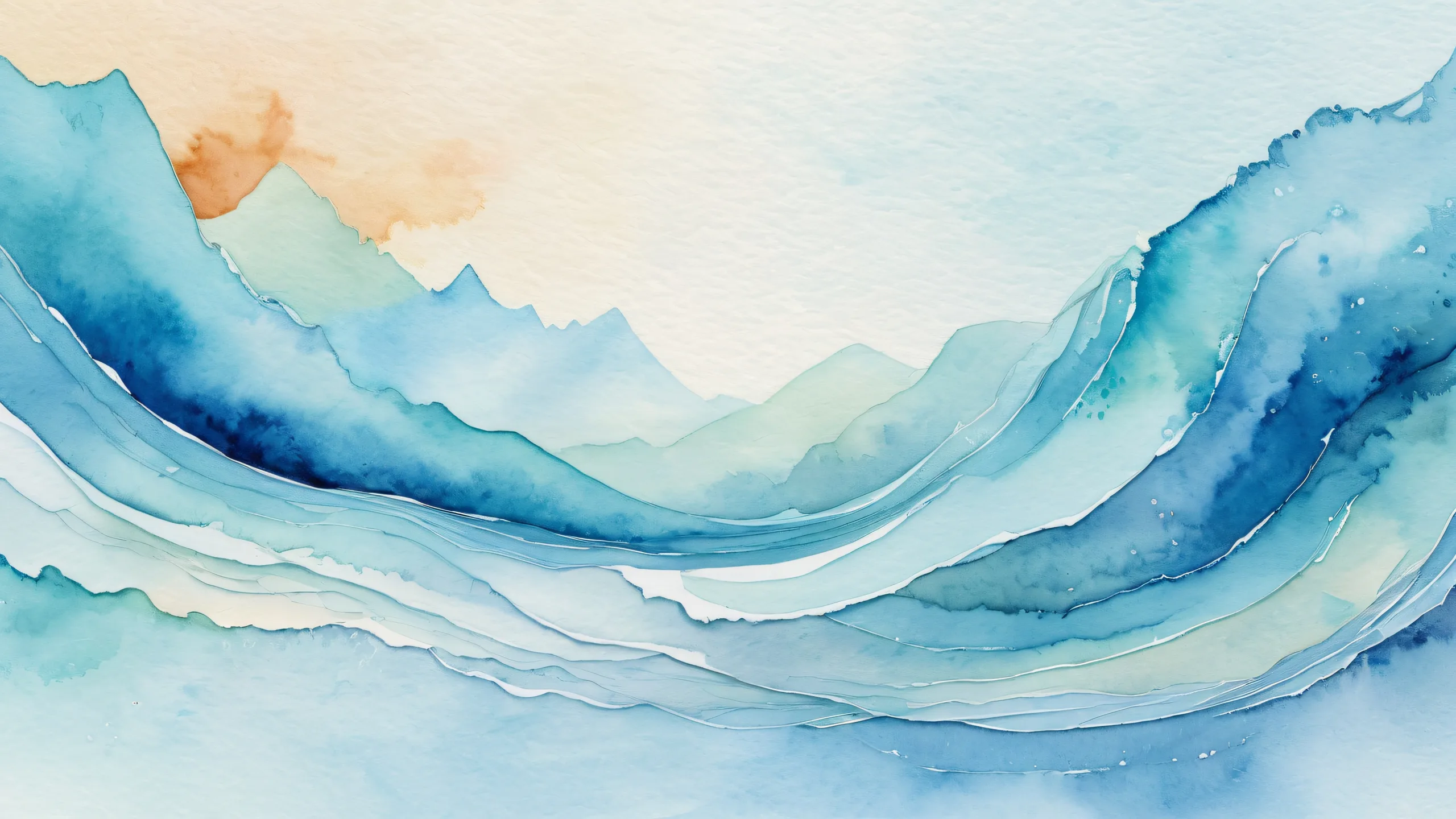 A serene desktop wallpaper of a pure void with paper texture background and transparent layers for your Desktop/PC, featuring ethereal lighting and radiant colors.