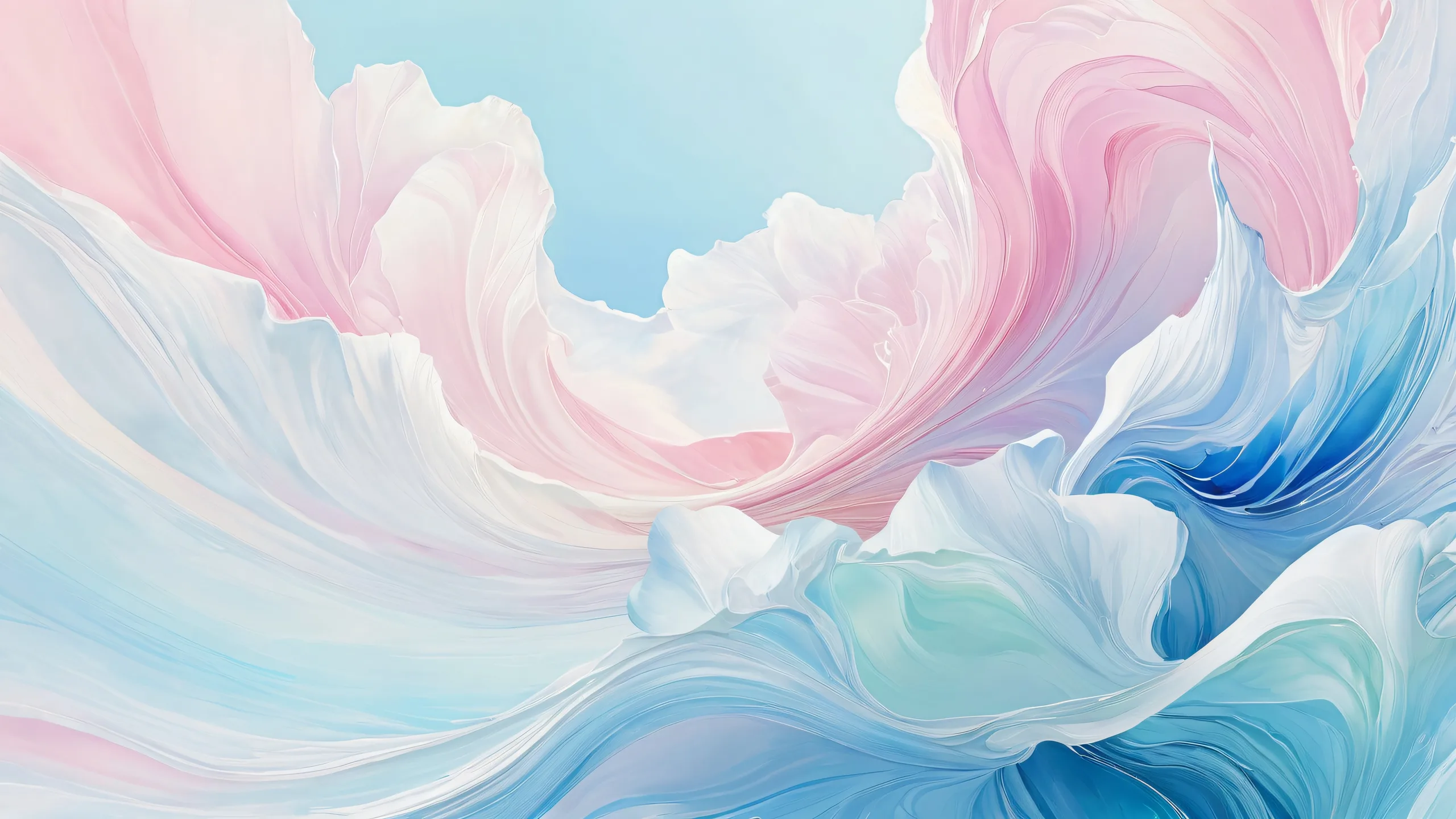 A breathtaking desktop wallpaper of a watercolor painting depicting a vast pure void with extreme depth of field, perfect for a Desktop/PC.