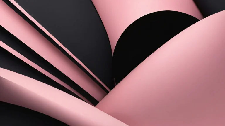 A mesmerizing abstract desktop scene featuring pristine void and sleek dark mode aesthetic on a Desktop/PC