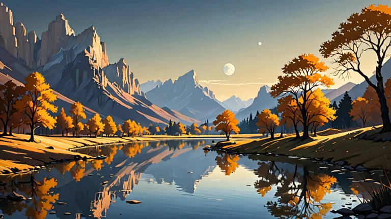 Breathtaking desktop wallpaper of figures in a pure void with depth and mystery.