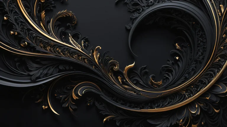 A breathtaking desktop wallpaper featuring a vast pure void with deep depth of field, PCまたはデスクトップでの使用に最適.