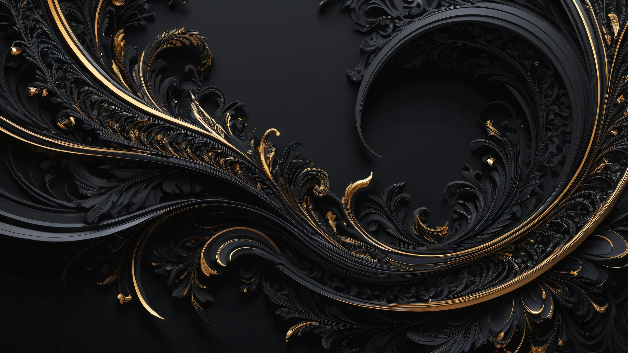 A breathtaking desktop wallpaper featuring a vast pure void with deep depth of field, perfect for PC or Desktop use.