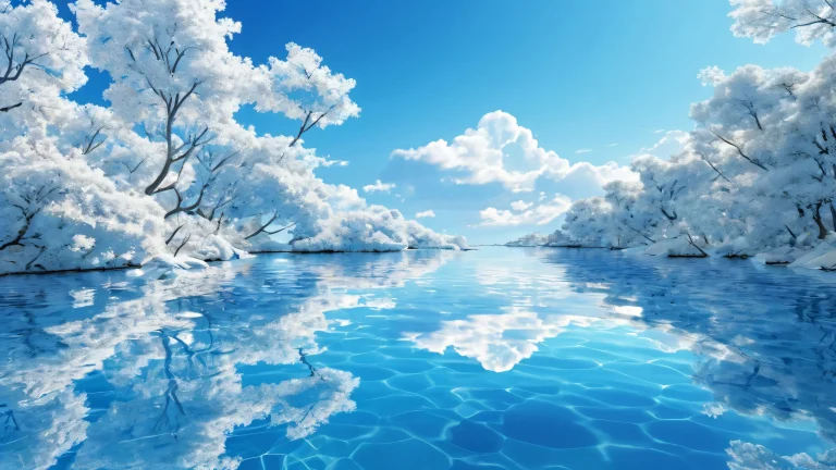 A stunning desktop background of a boy in a vast, pure void, with extreme depth of field and dynamic composition. Suitable for Desktop/PC.