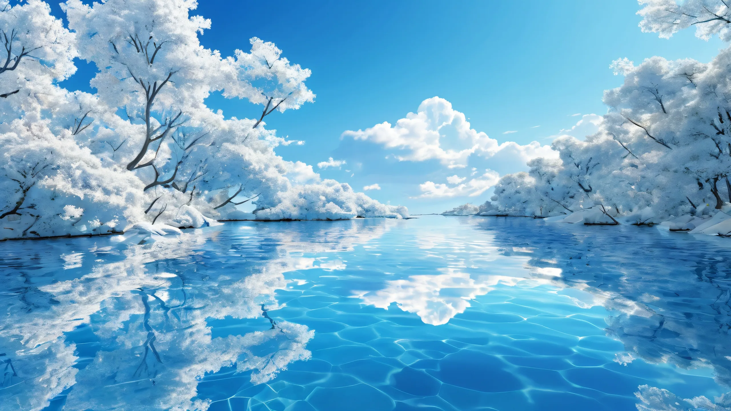 A stunning desktop background of a boy in a vast, pure void, with extreme depth of field and dynamic composition. Suitable for Desktop/PC.