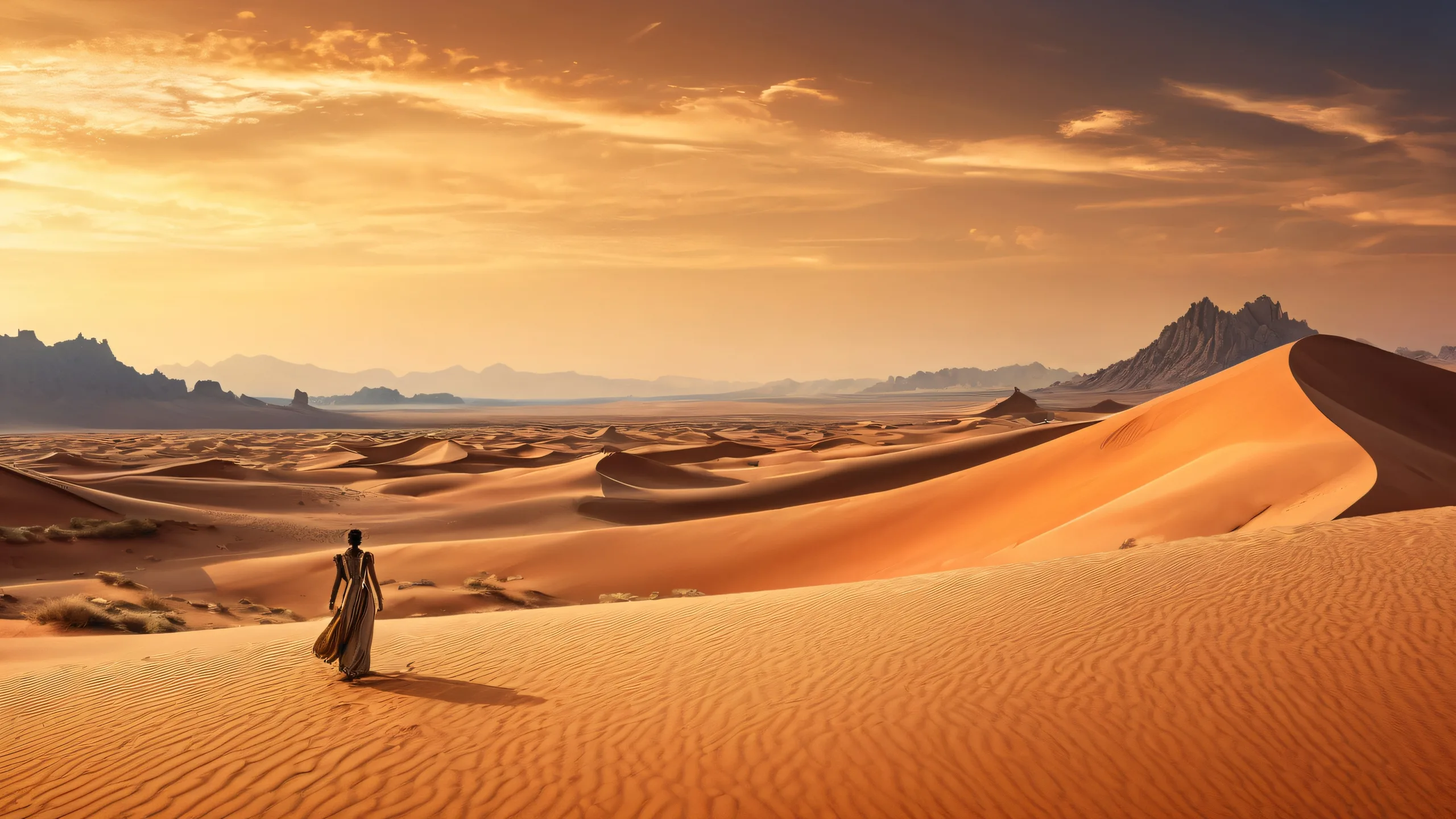 Breathtaking Lady Jessica desktop wallpaper with extreme depth of field and radiant colors for Desktop/PC