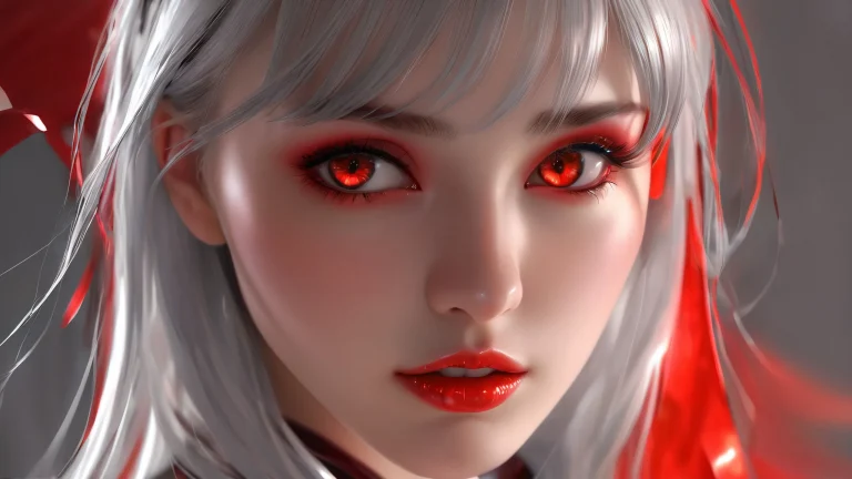 A breathtaking desktop wallpaper of a girl set against a vast pure void with extreme depth of field and ethereal lighting for your Desktop/PC.