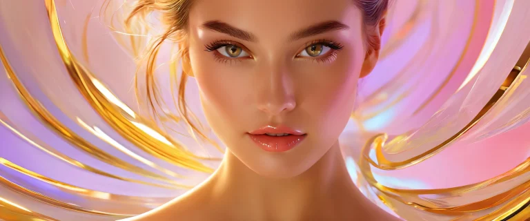 A prestigious woman set against a vast pure void, perfeito para seu desktop ou PC.