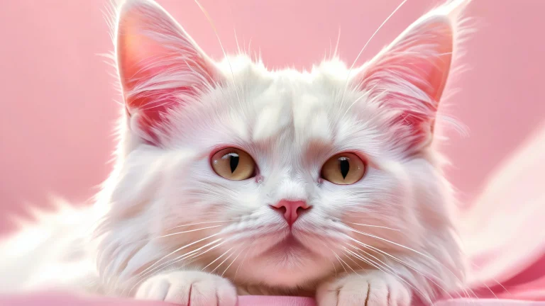 Breathtaking desktop wallpaper featuring cat ears and a vast pure void with extreme depth of field on Desktop/PC.