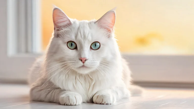 A stunning desktop wallpaper featuring a cat in a serene void environment, perfect for your PC or Desktop