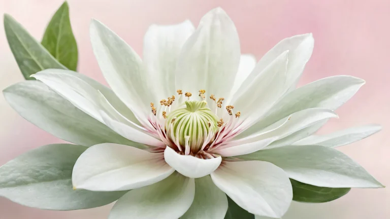 A breathtaking floral desktop image featuring a centered arrangement of flowers set against a vast pure void, perfect for use on your Desktop/PC.