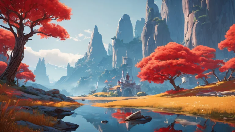 A dramatic desktop scene of a figure in stance on a pure void background for Desktop/PC use.