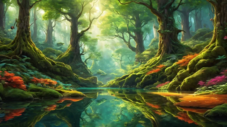 Stunning biotech-inspired desktop wallpaper featuring a vast, pure void with surreal landscapes and radiant lighting for PC and Desktop use.