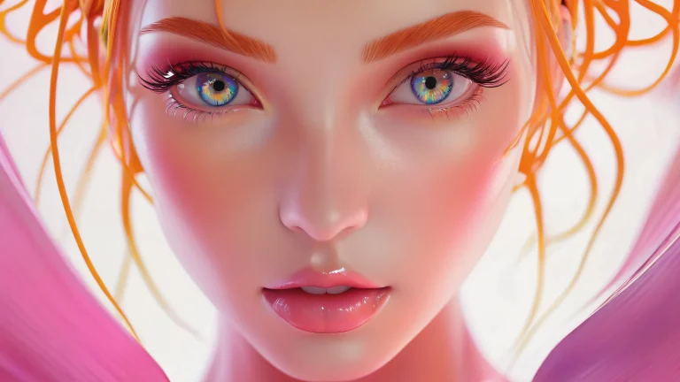 A stunning desktop wallpaper of a human form suspended in a vast pure void, suitable for Desktop/PC use.