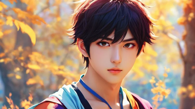 A desktop wallpaper featuring anime boys looking at you from a vast pure void with cursed spirit energy, デスクトップ/PCでの使用に適しています.