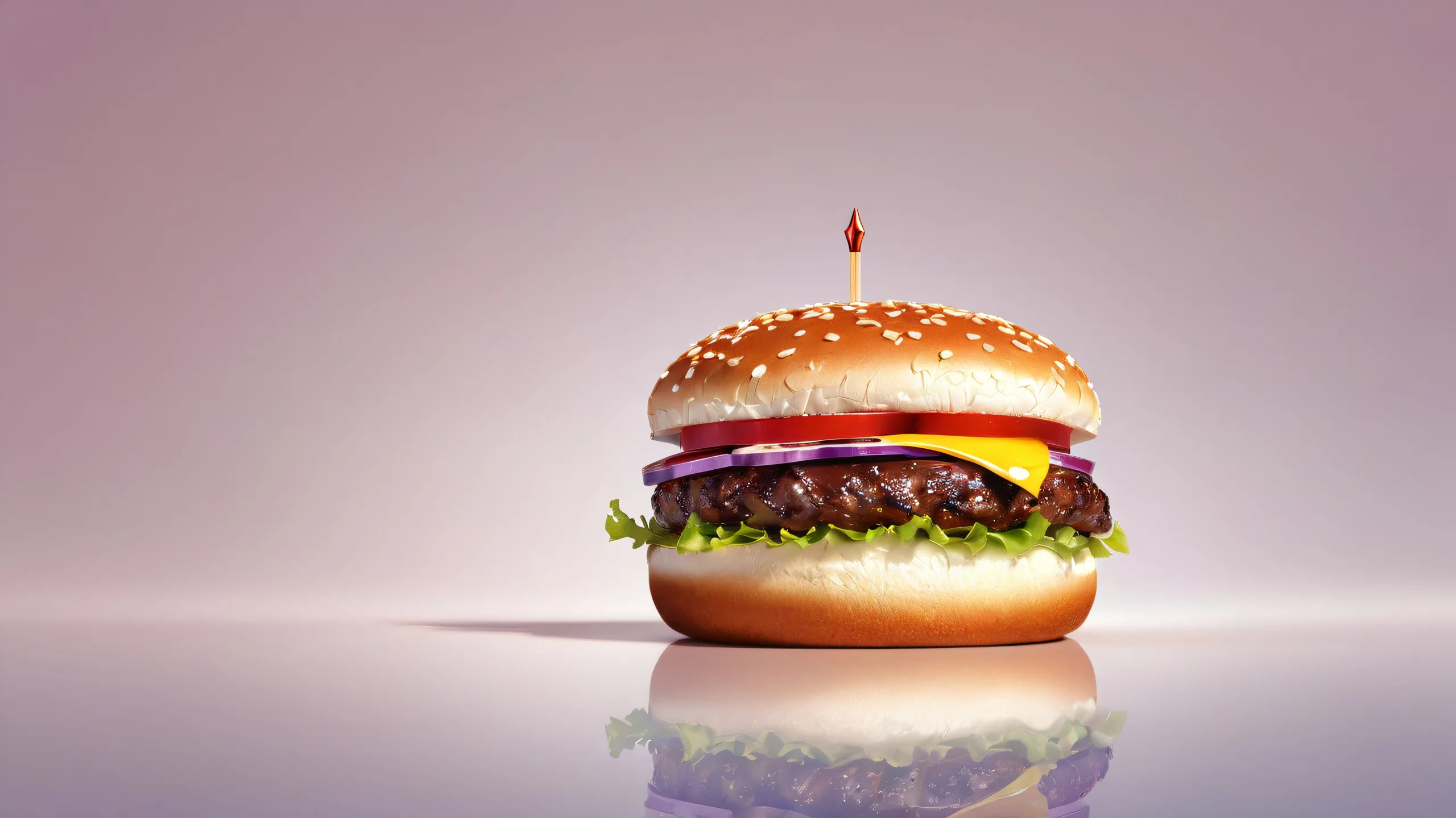 A stunning desktop wallpaper featuring a perfectly clean vast pure void with extreme depth of field, for Desktop/PC users.