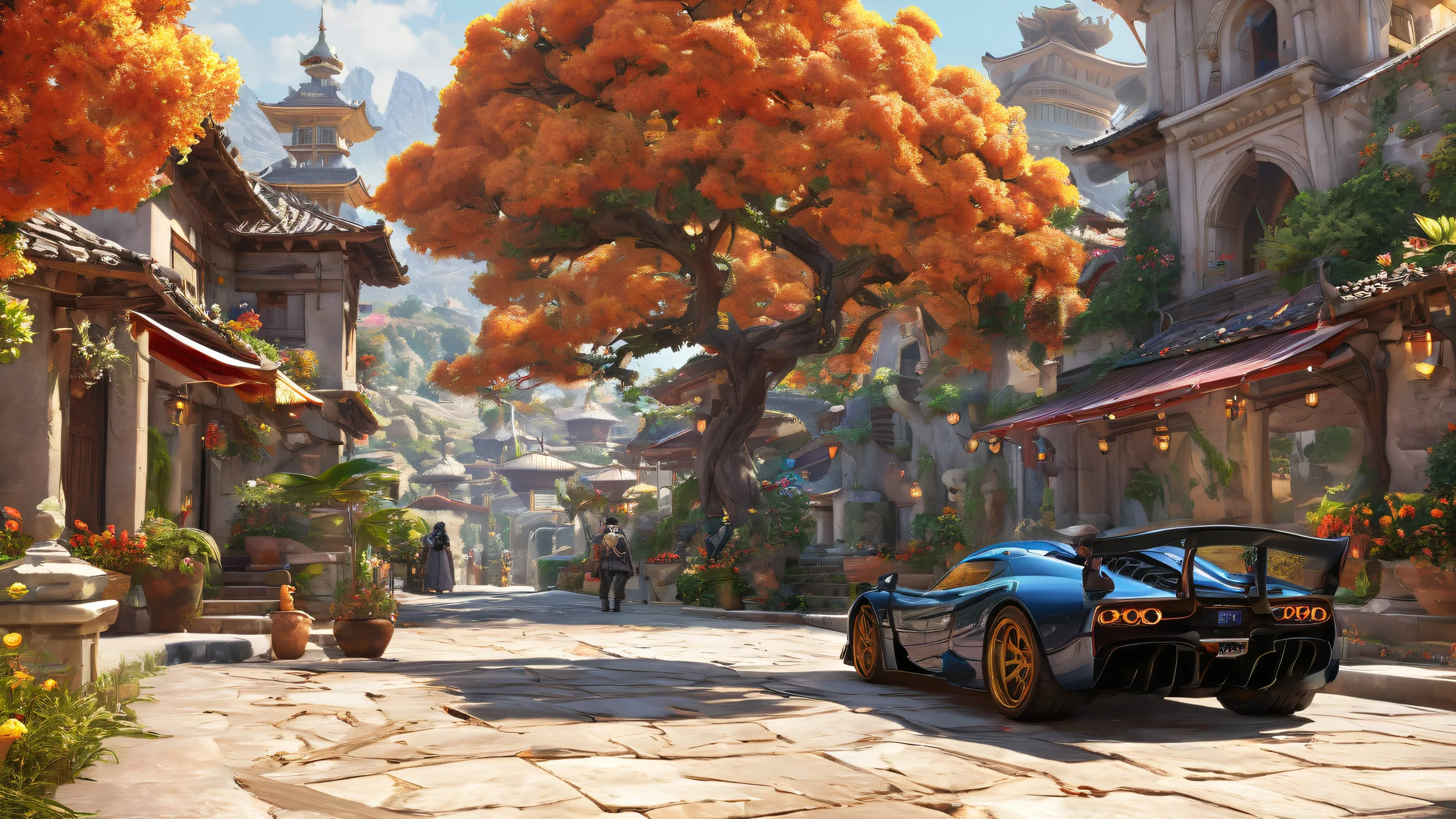 Ethereal Heroes in the Void Aesthetic PC Wallpaper