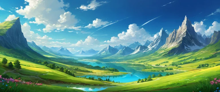 A beautiful landscape desktop background with a vast pure void and breathtaking scenery for your PC or Desktop.