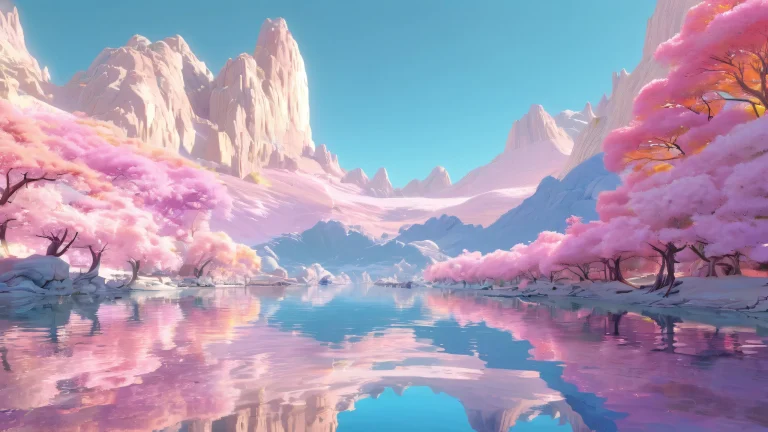 A serene and peaceful desktop wallpaper featuring an infinite horizon on a perfectly clean void background, ideal for your PC or Desktop.