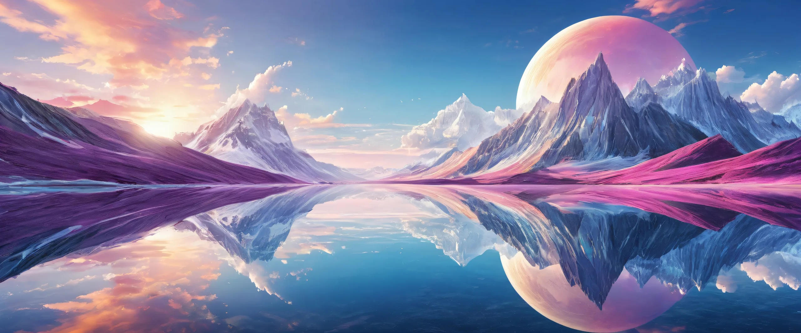 A stunning desktop background featuring a vast pure void with radiant lighting and brilliant colors for your PC or Desktop